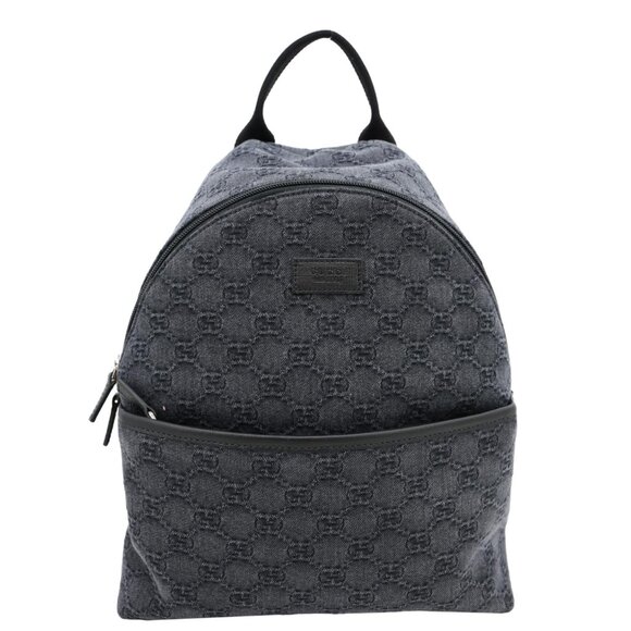 Gucci  Children\'s GG Denim Backpack Dark Grey 782708 main image 6